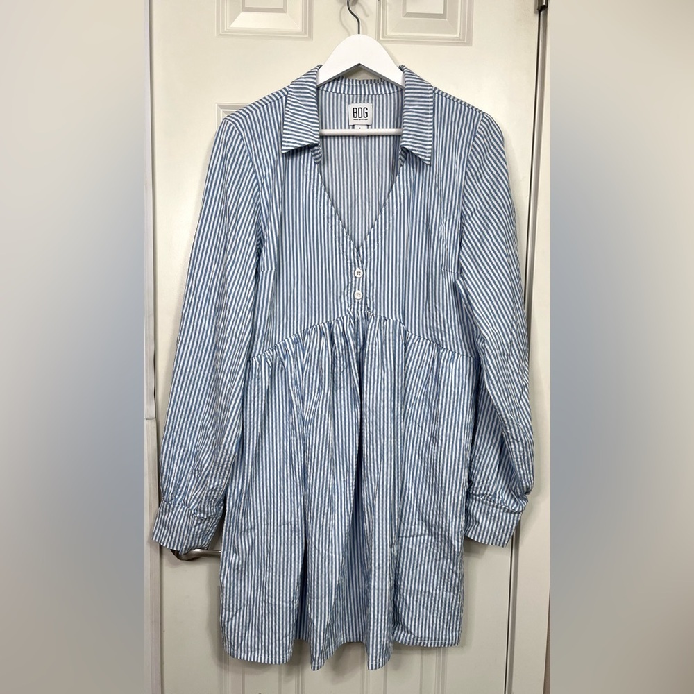 Urban Outfitters BDG Striped Babydoll Dress